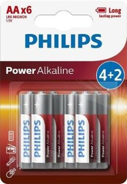 Philips batéria AA Power Alkaline - 6ks (LR6P6BP/10)