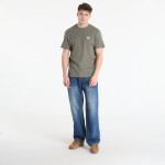 Tričko Calvin Klein Jeans Ss Waffle Woven Label Crewnk Tee Dusty Olive L