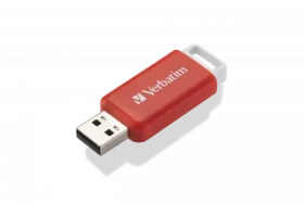 Verbatim DataBar 16GB červená / Flash disk / USB 2.0 (49453-V)