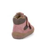 Dievčenská zimná barefoot obuv TEX WOOL Gray Pink, Froddo, G3110254-6W, ružová - 26