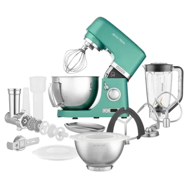 Sencor STM 7871GR tyrkysová / Kuchynský robot / 4.5 L / 1000W (8590669264216)