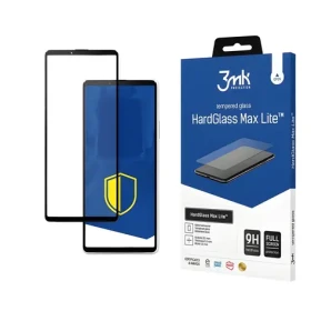 3mk HardGlass Max Lite Sony Xperia 10 III 5G čierna / Tvrdené sklo / Celoplošné / 9H / 0,3 mm