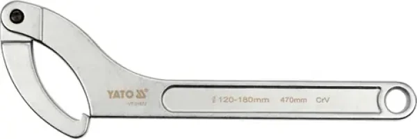 YATO Hákový kľúč kĺbový 120-180 mm / 470mm (YT-01674)