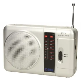 TOLA strieborná / Rádio / Prenosné (9708SIL)