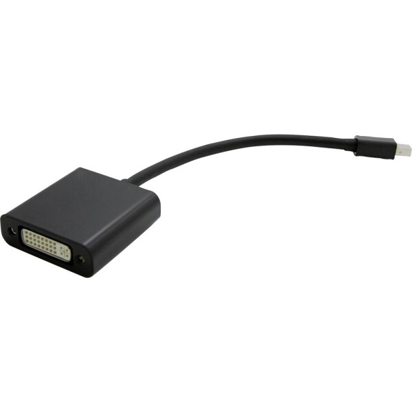 Value Mini-DisplayPort / DVI káblový adaptér Mini DisplayPort konektory, DVI-D 24+1pol. zásuvka 0.15 m čierna 12.99.3128 Kábel DisplayPort; 12.99.3128