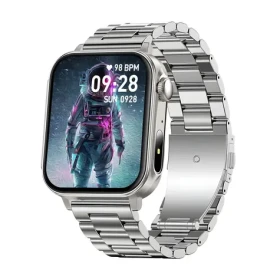 Colmi P80 strieborná / Chytré hodinky / 1,83 palcový displej / Bluetooth volanie / IP67 (P80 Steel Silver)