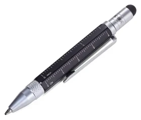 TROIKA LIPIPAD+LILIPUT TOOL PEN čierna / Poznámkový blok / A7 / 128 listov / guličkové pero / gumička (NPP25/BK)