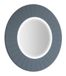 SAPHO - LUMIRO STRIP guľaté zrkadlo s LED osvetlením v ráme, priemer 75cm, siena LR750-4242S