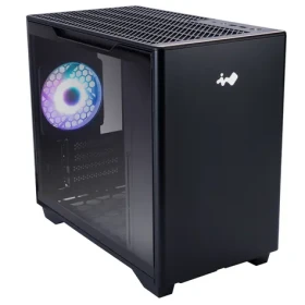 InWin A3 čierna / mITX / 2x USB-A 3.2 / 1x USB-C 3.2 / 1x 120mm / bez zdroja / priehľadná bočnica (IW-CS-A3BLK-1AM120S)