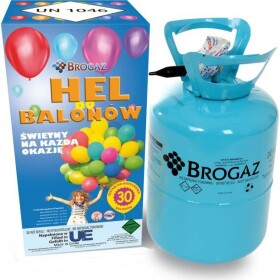 Hélium pre balóny 30 - 7l + 30ks balónov - Brogaz - Brogaz