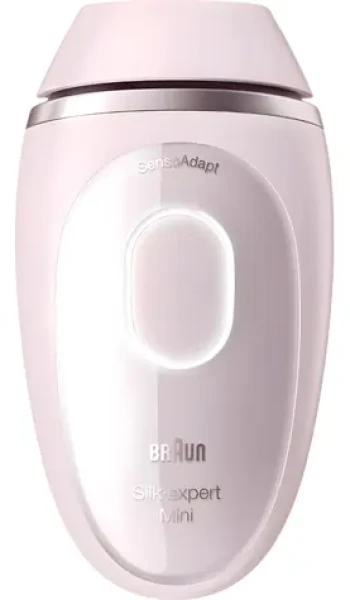 Braun Silk-expert Mini PL1100 ružová / IPL epilátor / SkinProtect / 300 000 zábleskov (8006530145558)