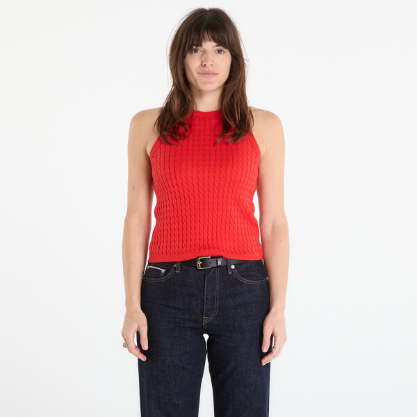 Mikina Tommy Hilfiger Co Cable Fine Gg Sl Slim Swt ? M