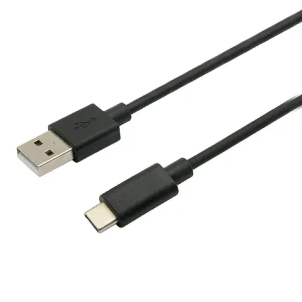 C-tech USB-C kábel 2 m čierna / USB 2.0 A (M) - USB-C (M) (8594125012328)