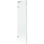 MEXEN/S - Lunar L vaňová zástena FIX 50 x 150, transparent, nikel kartáčovaný 897L-050-000-97-00