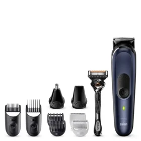 Braun MGK7410 All-in-One / Zastrihávač / Pánsky / 100 min prevádzka / 10 nástavcov / 1 - 21 mm (447238)
