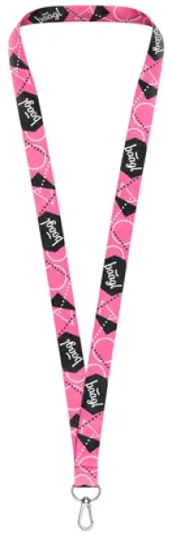 BAAGL Prívesok na kľúče dlhý – lanyard ružová (A-7775)