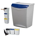 Denox Ekosystem modrý / Odpadkový kôš / Triedený odpad - papier / 25 l / plast (24300.415)