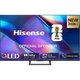 55" Hisense 55A7S čierna / Televízia / QLED / UHD / HDMI / Wi-Fi / DVB-T2/C/S2 / 20W repro (100002201987)