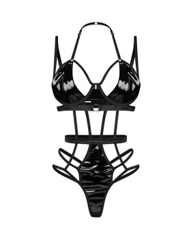 Dámske sexy body Keira Lise teddy black - Obsessive L/XL