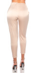 Trendy shimmery cloth pants caramel L/XL