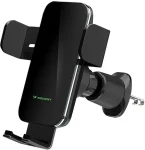 Wozinsky WEDZ-3Y8S čierna / Držiak telefónu do auta / do ventilácie / Indukčné nabíjanie 15W (5907769372537)