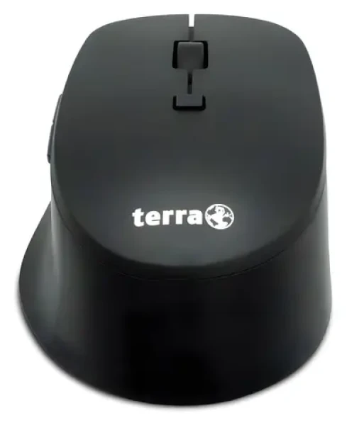 TERRA Mouse 4000 čierna / Myš / Bezdrôtová / Tichá / 6 tlačidiel / Pre pravákov (2920558)