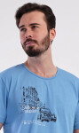 Pánske pyžamové šortky Felix modrá XL