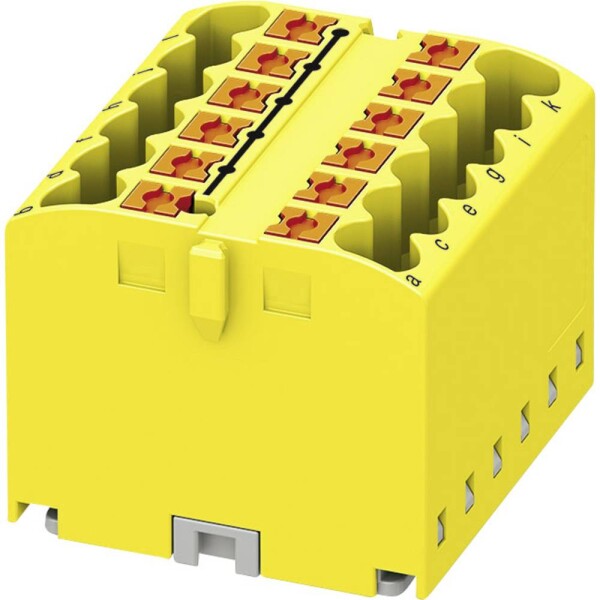 Phoenix Contact 3273292 blok rozvádzača 31.2 mm pružinová svorka žltá 8 ks; 3273292