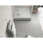 MEXEN - Flow+ Sprchová vanička štvorcová 70 x 70, biela lesk 46S107070H