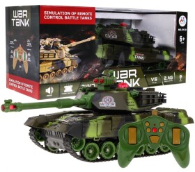 Mamido Tank na diaľkové ovládanie R / C 1:18 zelený