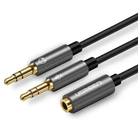 Ugreen AV140 Rozbočovač jack 3.5mm (F) - 2x jack 3.5mm (M) 28 cm (20899)