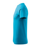 Ťažké nové tričko unisex tyrkysové 2XL