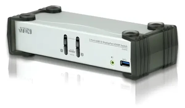 Aten / 2- Port USB KVMP Switch / 3x DisplayPort / 4K UHD / Audio (CS1912-AT-G)