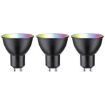 29153 Paulmann Home LED žiarovka GU10 En.trieda 2021: F (A - G) 4.8 W RGBW čierna (matná); 29153