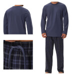 Pánske pyžamo 41913 Herb light blue - HENDERSON světle modrá XL