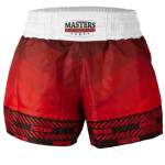 Masters Skb-W M kickboxerské šortky 06654-02M červená+M
