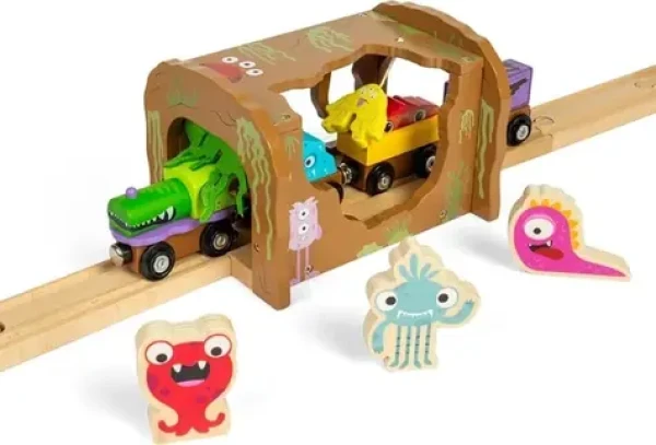 Bigjigs Rail Drevený tunel Príšerky