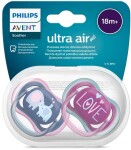 Philips AVENT Cumlík Ultra air 18m+ dievča (slon) 2ks