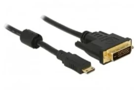 DeLock HDMI kábel Mini-C samec DVI 24+1 samec / 1 m (83582)