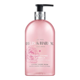 Baylis & Harding Tekuté mýdlo na ruce Pivoňka/Liči/Vanilka 500 ml