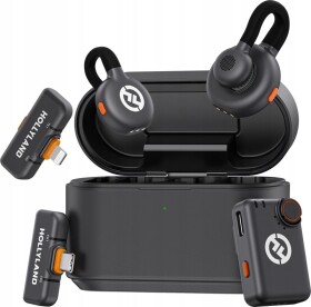 Hollyland LARK M2S Wireless Lavalier Microphone Ultimate Combo (Čierno-sivá)