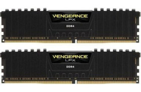 Corsair Vengeance LPX Black 32GB (2x16GB) 3200MHz / DDR4 / PC4-25600 / CL16-20-20-38 / 1.35V / XMP2.0 / s chladičom (CMK32GX4M2E3200C16)