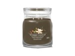 Yankee Candle Signature Vanilla Bean Espresso stredný pohár 368g / doba horenia až: 50 h (5038581125091)