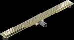 MEXEN/S - Flat M08 odtokový žľab 80 cm zlatý 1525080-15