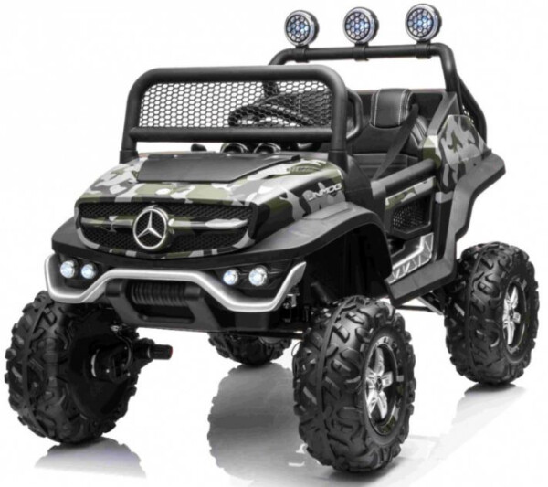 Mamido Detské elektrické autíčko Buggy Mercedes-Benz Unimog 4x4 lakované maskáčové