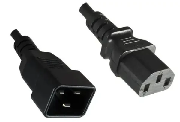 MicroConnect Predlžovací kábel C13 - C20 1m čierna (PE030610)
