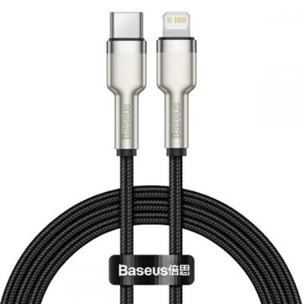 Baseus CATLJK-A01 Kábel USB-C (M) - Lightning (M) 1 m čierna / 20W (CATLJK-A01)