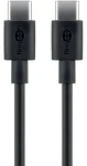 Goobay 66316 čierna / Nabíjací a synchronizačný kábel / USB-C / 0,5 m (66316)