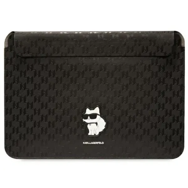 Karl Lagerfeld Saffiano Monogram Choupette čierna / Obal na notebook / 16" (KLCS16SAKHPCK)