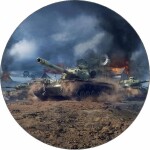 Jedlý papier World of Tank T110E5 19,5 cm - Pictu Hap - Pictu Hap